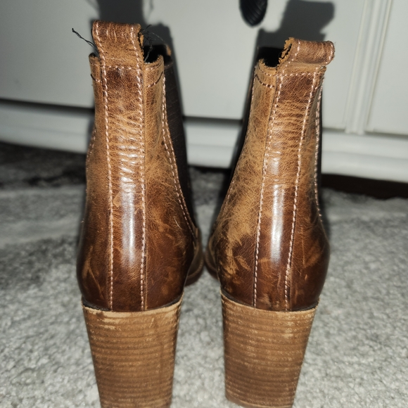 Aldo Grerasa Tan Leather Heeled Boots- Size 6.5 - Picture 2 of 6